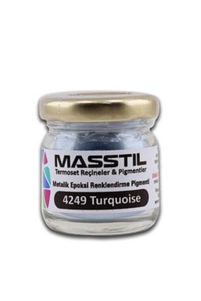 Masstil Metalik Toz Pigment Turquoise 10 Gram 4249