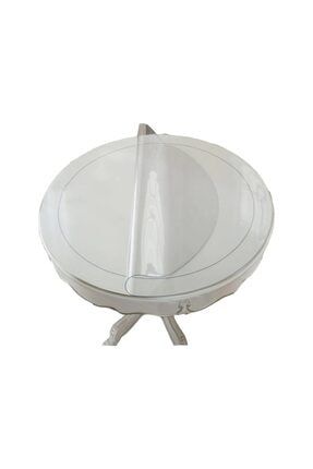 Evsay Seffaf Pvc 2 4mm Kalinlik Masa Ortusu Kaymaz Koruyucu Yuvarlak Masa 120 Cm Capinda Seffaf Trendyol