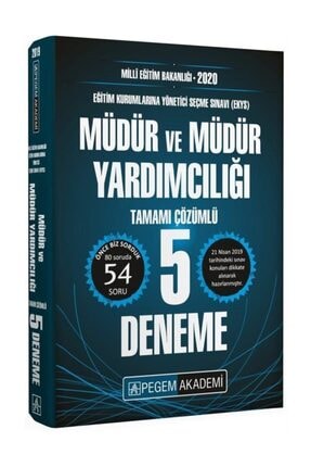 pegem akademi yayincilik 2020 meb mudur