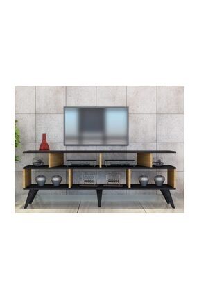 Vudi Design Mikado Xl Tv Sehpasi Mermer Desenli 7 Renk Piano Metal Ayakli Trendyol