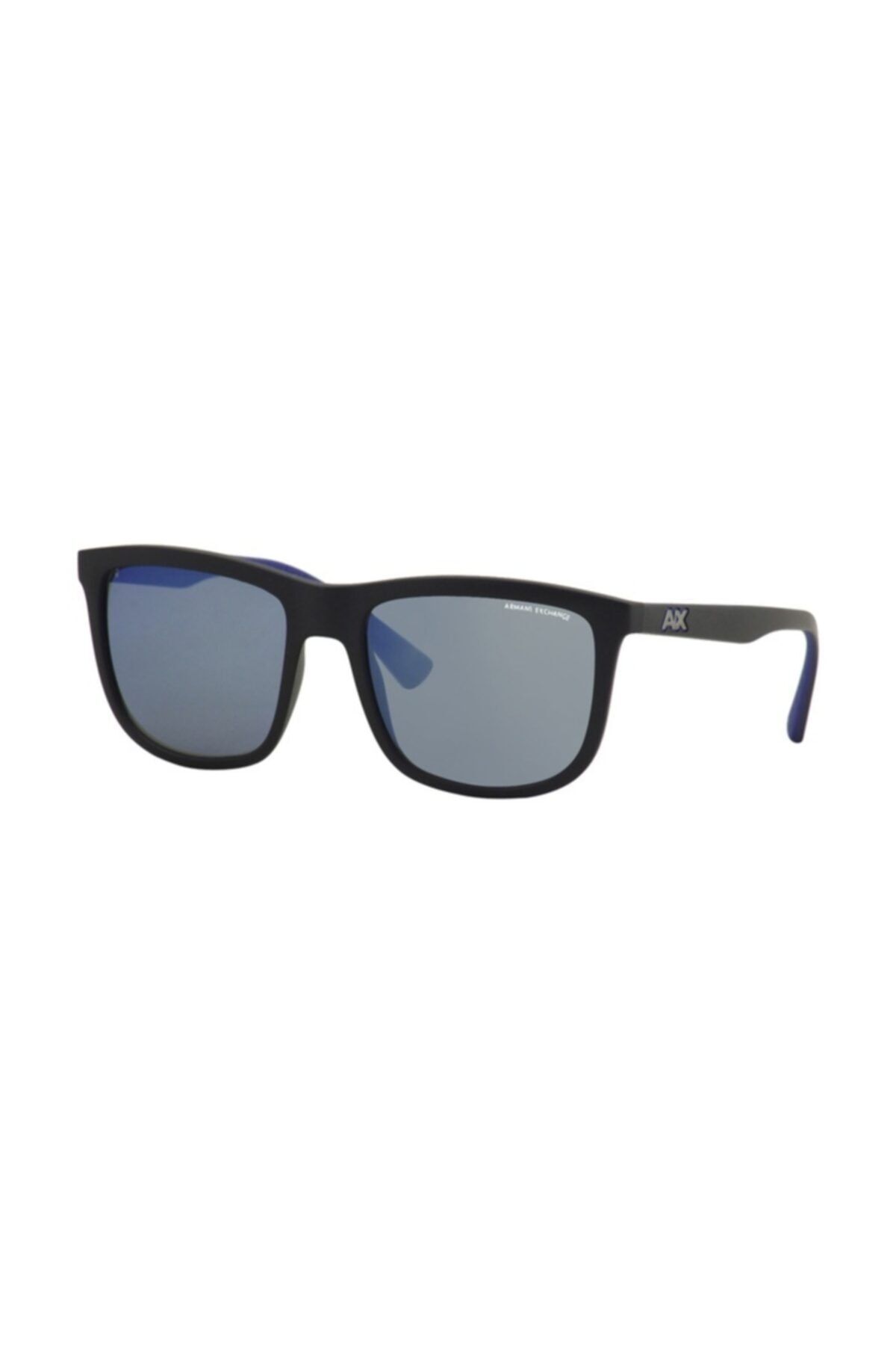 Armani Exchange-نظارة شمسية للرجال باللون الأزرق الداكن 4093-829555 2