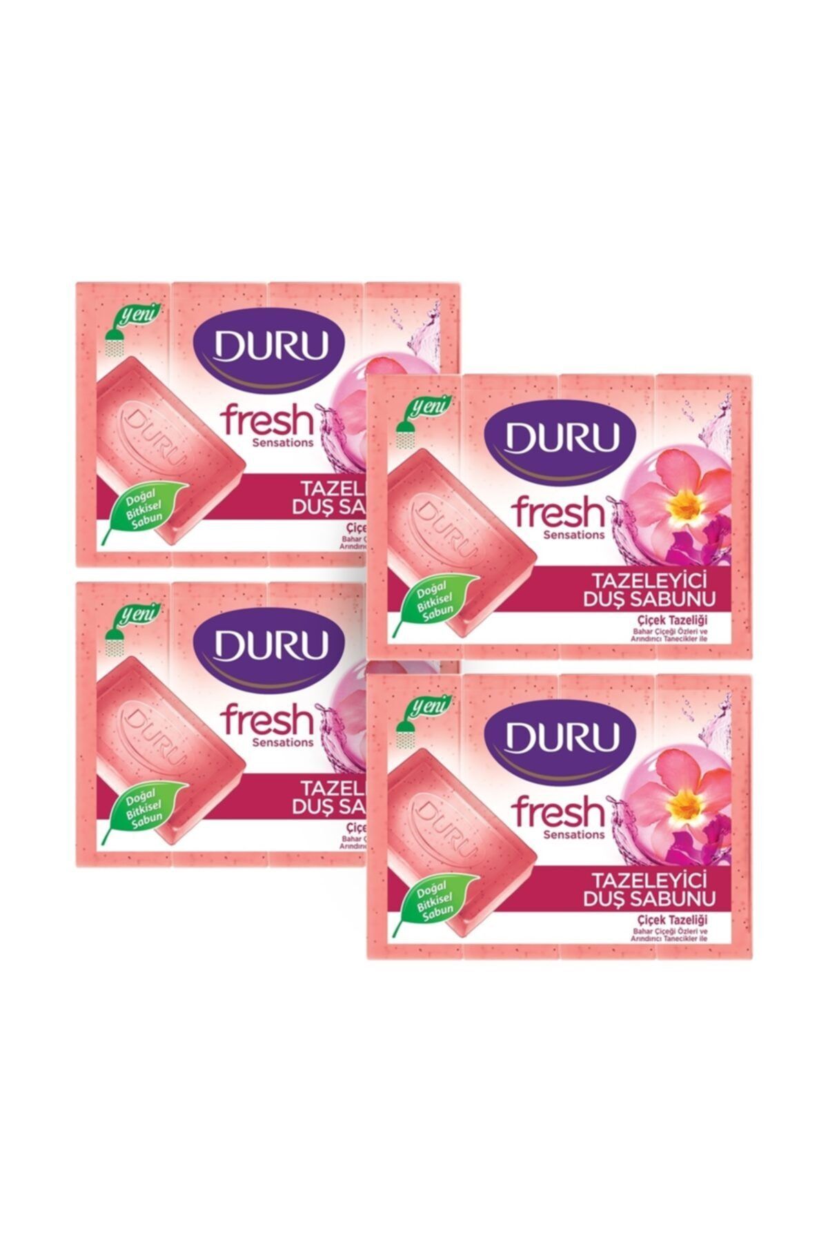 صابون دوش Fresh Sensations Flower Freshness 4x600 گرم Duru