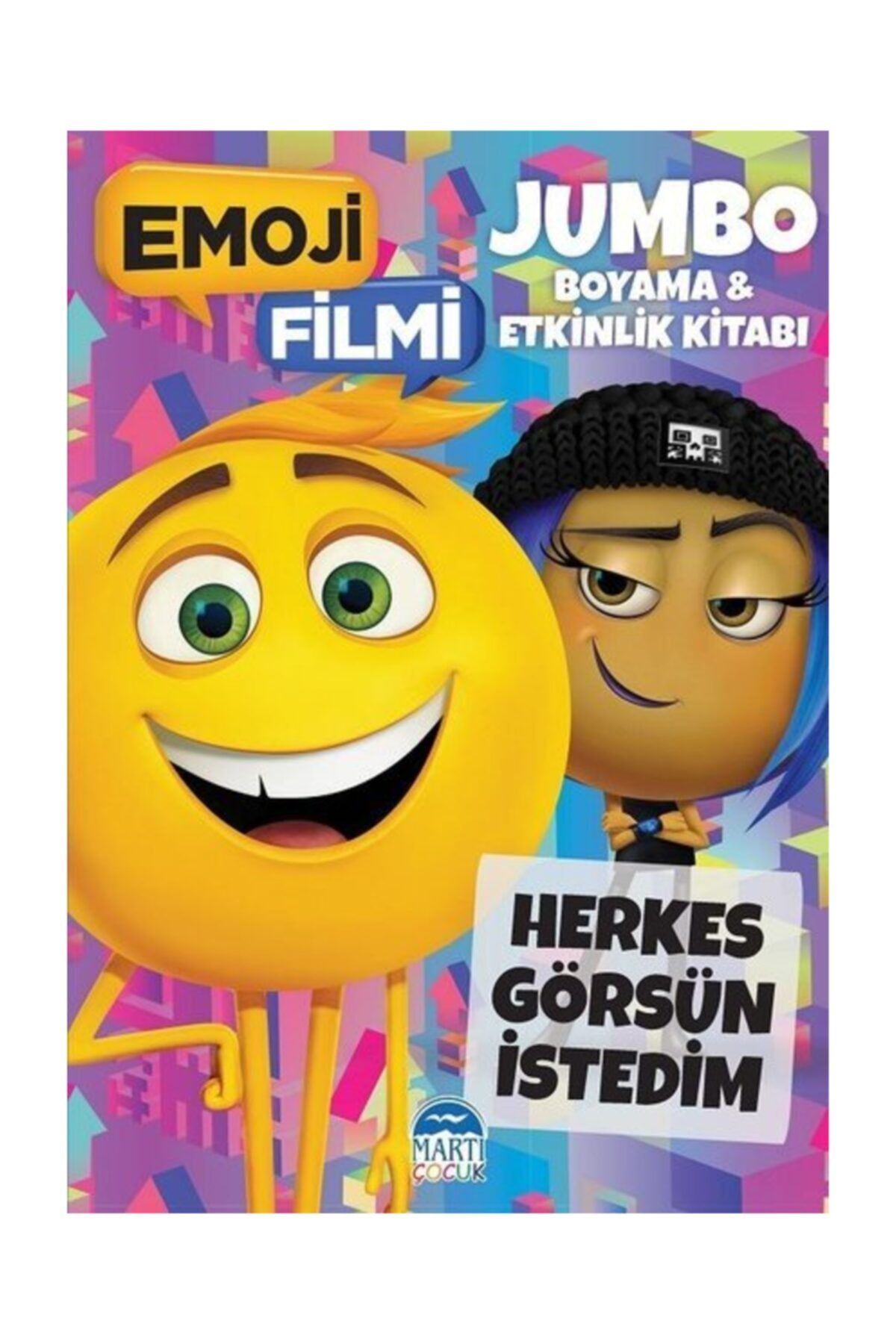 Marti Cocuk Kulubu Emoji Filmi Jumbo Boyama Ve Etkinlik Kitabi Trendyol