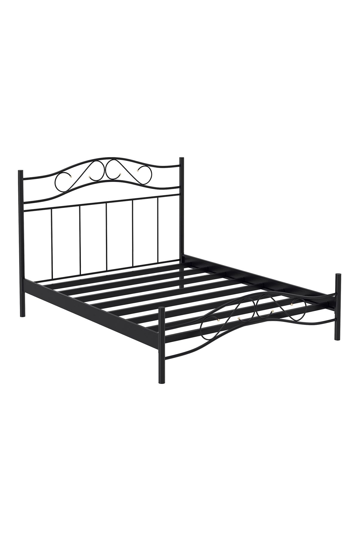 fano sandra 120x200 siyah tek kisilik ferforje tarz metal karyola fiyati yorumlari trendyol