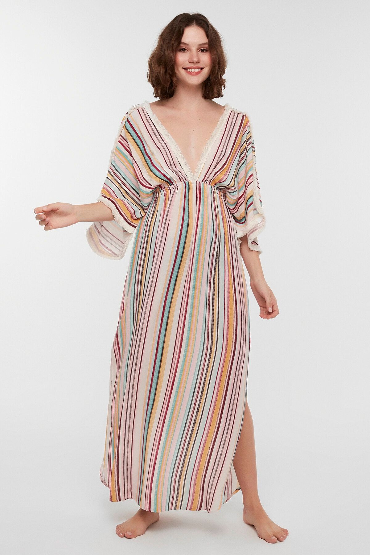 Penti Kadin Vintage Elbise Plln4zhi20iy Sn1 Trendyol