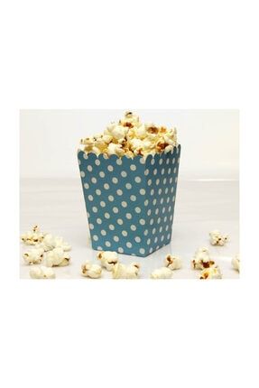 Popcorn Kutusu - 50 Adet Mavi