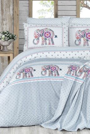 Karaca Home Cift Kisilik Sarah Anderson Felica Ranforce Pike Hediyeli Nevresim Takimi Trendyol