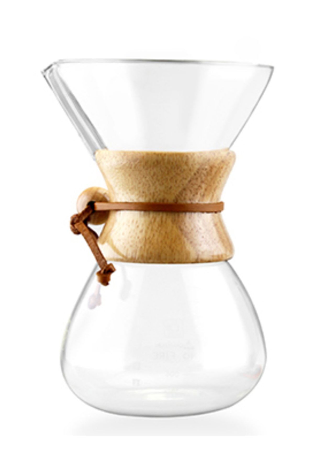 Epinox Cam Kahve Demleme Surahisi Chemex Benzeri 6 Cup 800 Ml Trendyol