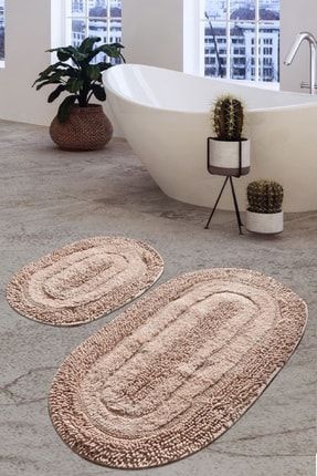 Karaca Home Milena Pudra 2 Parca Banyo Paspasi 60x100 Cm 50x60 Cm Trendyol