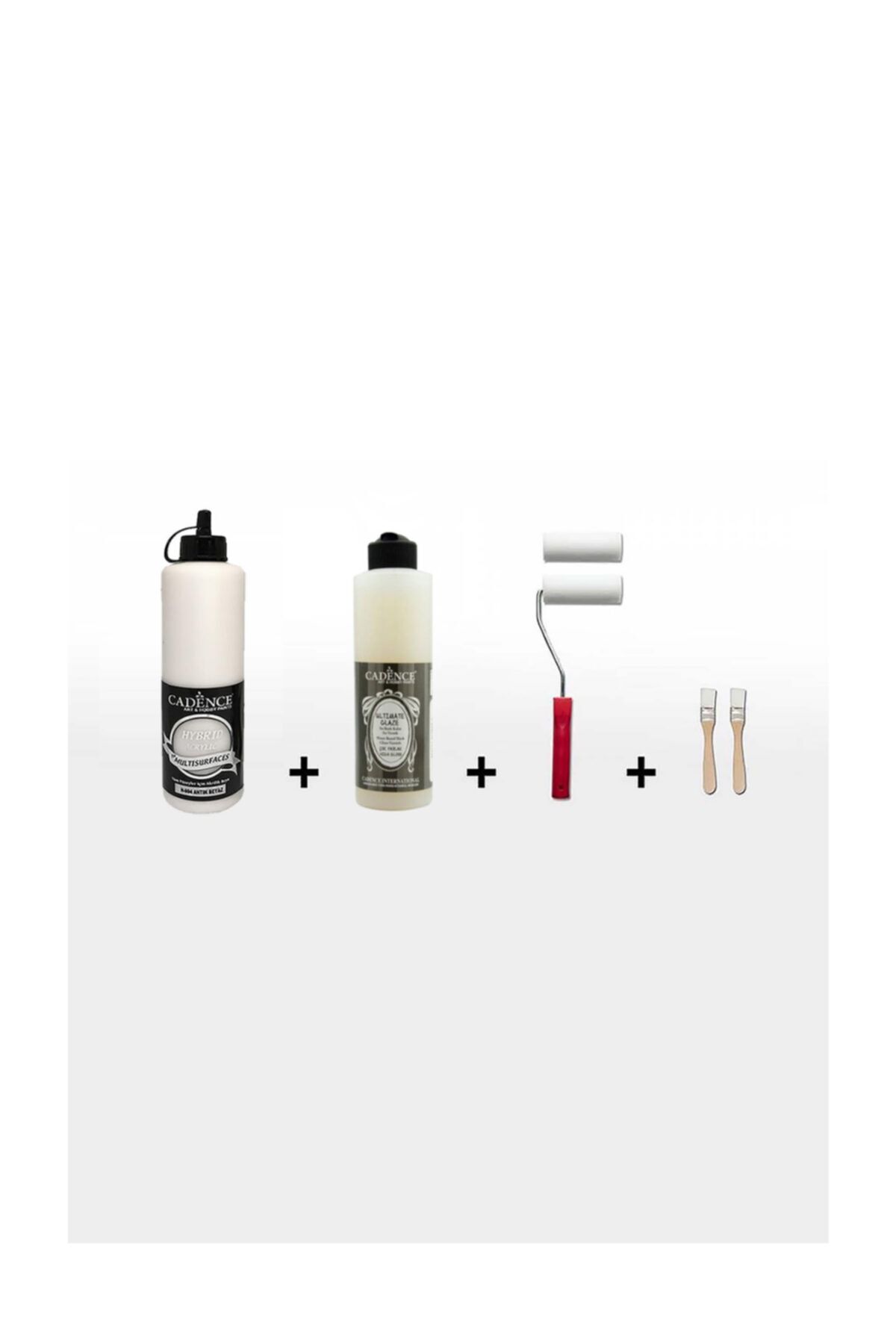 Cadence Boya-Cadence Multi Surfaces 2 Liter H-001 White Ultimate Paint Set of 4 1