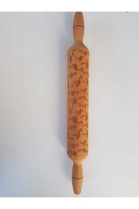 Karaca Ahsap Desenli Seker Hamuru Kurabiye Merdane Buyuk Boy 47 Cm Trendyol