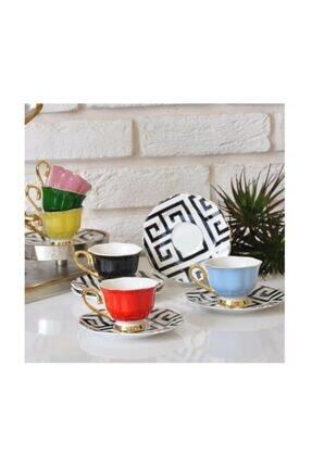 Kokosh Home Kokoshome Versace 6 Li Kahve Fincan Takimi Porselen Kahve Fincani Takimi Turk Kahvesi Fincan Seti Trendyol