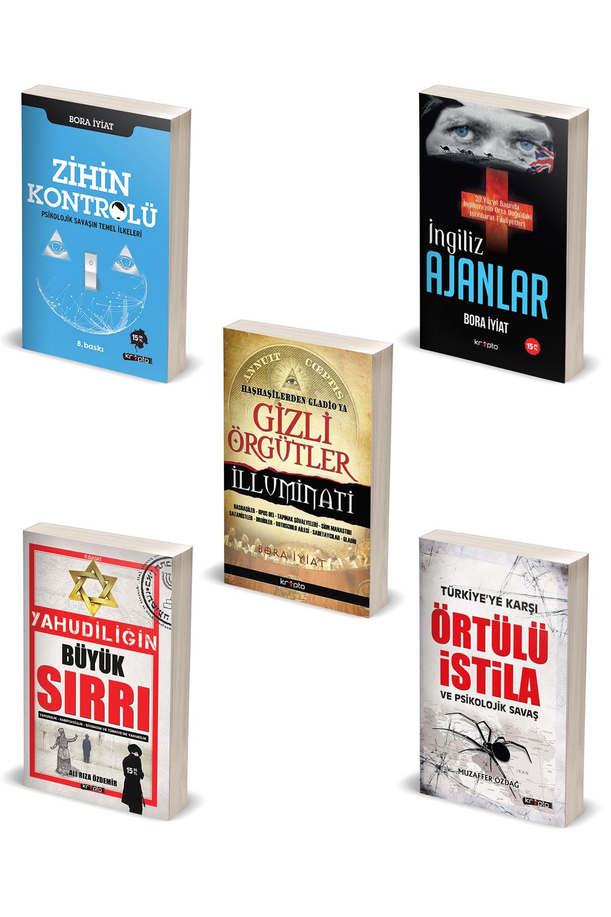gizli orgutler kitap seti 5 kitap orgutler ajanlar zihin kontrolu psikolojik savas