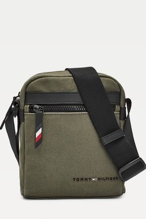 Tommy Hilfiger Erkek Utility Canvas Mini Reporter Omuz Cantasi Am0am06092 Trendyol