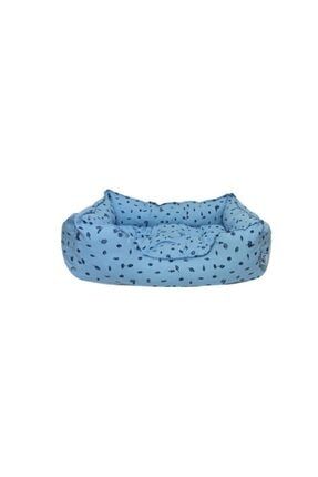 Mavi Kedi Ve Küçük Irk Köpek Yatağı 40x50 Cm - Yumuşak Form- 1010