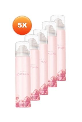 Soft Musk Kadın Deodorant 75 ml Beşli Set 5050000109437
