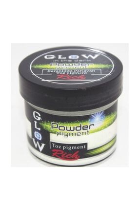 Rich Glow Powder (Karanlıkta Parlayan) Pigment 60 Cc. 11375 Naturel Turkuaz 060-11375