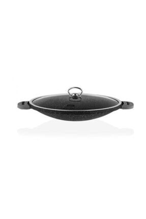 Silver 36cm Dokum Cam Kapakli Sac Kavurma Tavasi Sil8036 Trendyol