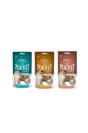 Cat Pocket Mix Kedi Ödülü 3 X 60 Gr RX01