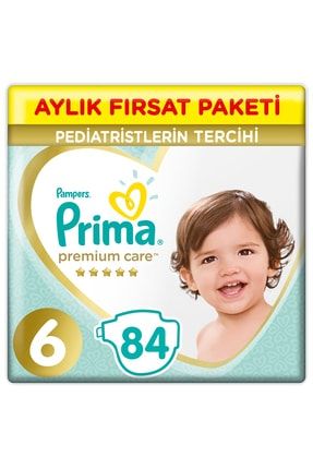 Bebek Bezi Premium Care 6 Beden Junior Aylık 84 Adet 1342355