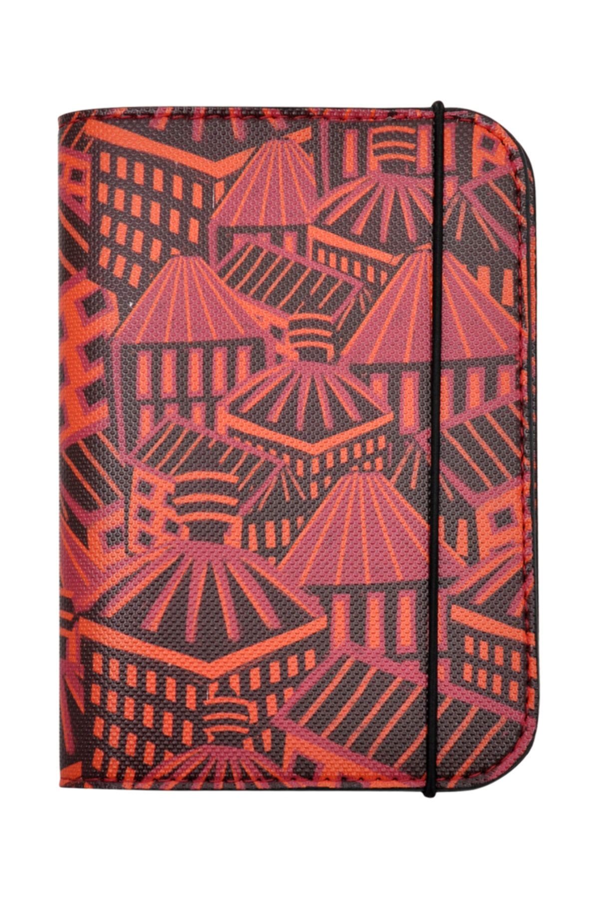 Dogo The Brick Town / Tasarım Baskılı Vegan / Passport Cover Pasaport Kilifi