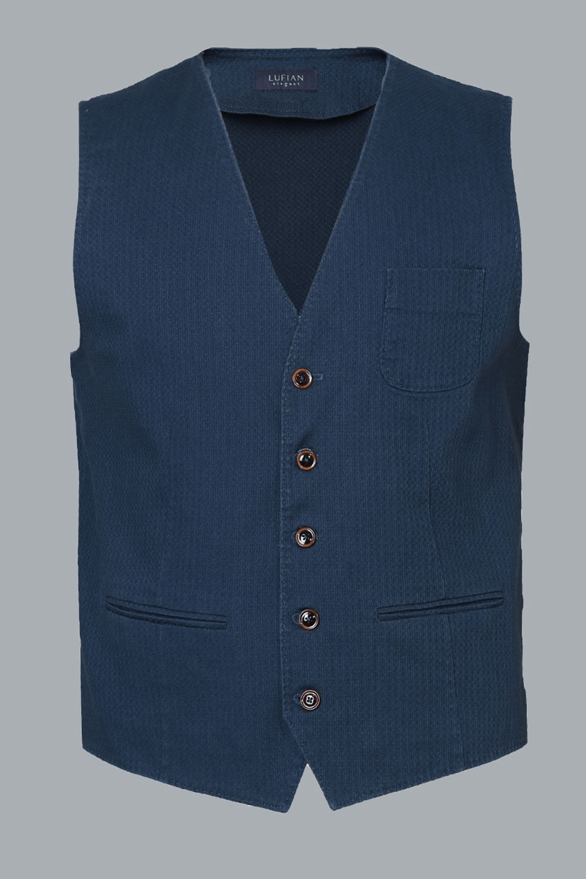 Lufian Silves کلاسیک Vest Blue