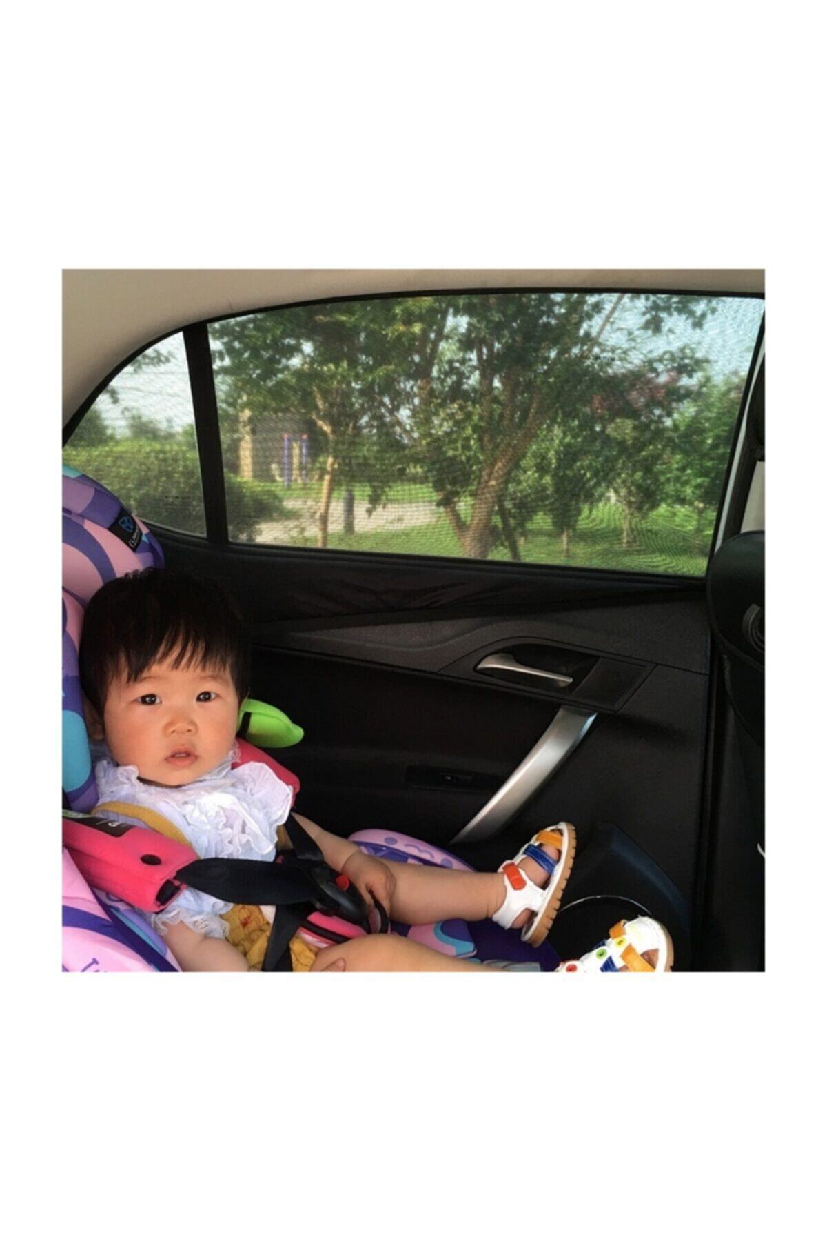 Ankaflex Araba Araç Oto Yan Cam Perde Araç Arka Güneşlik Gölgelik Anne Bebek Emzirme Perdesi Örtü fotoğrafı 4 (önizleme)