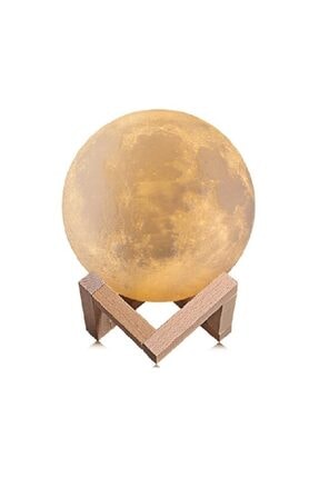 Thelight 3d Standli Dokunmatik Ay Gece Lambasi Basucu Lambasi 15 Cm Trendyol