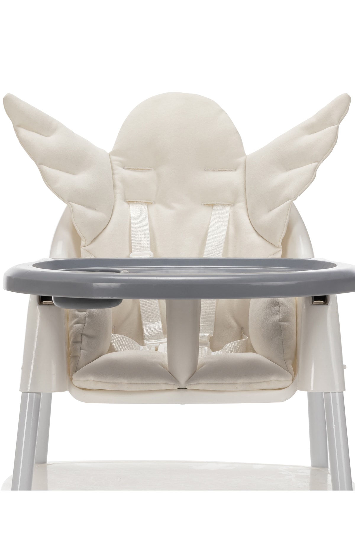 Wellgro Angel Wings Melek Kanatlı Çok Amaçlı Mama Sandalyesi Minderi - Ekru