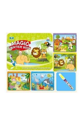 Deembro Sihirli Boyama Kitabi Ozel Kalemi Water Magic Boyama Kitabi 3 Lu Boyama Kitap Seti Trendyol