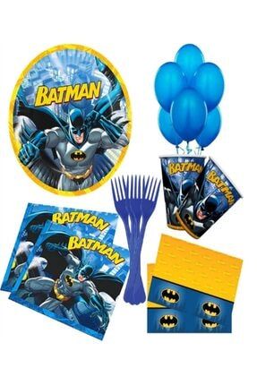 Batman Betmen Doğum Günü Parti Malzemeleri Süsleri Seti Batman Süs 16 Kişilik ece618287