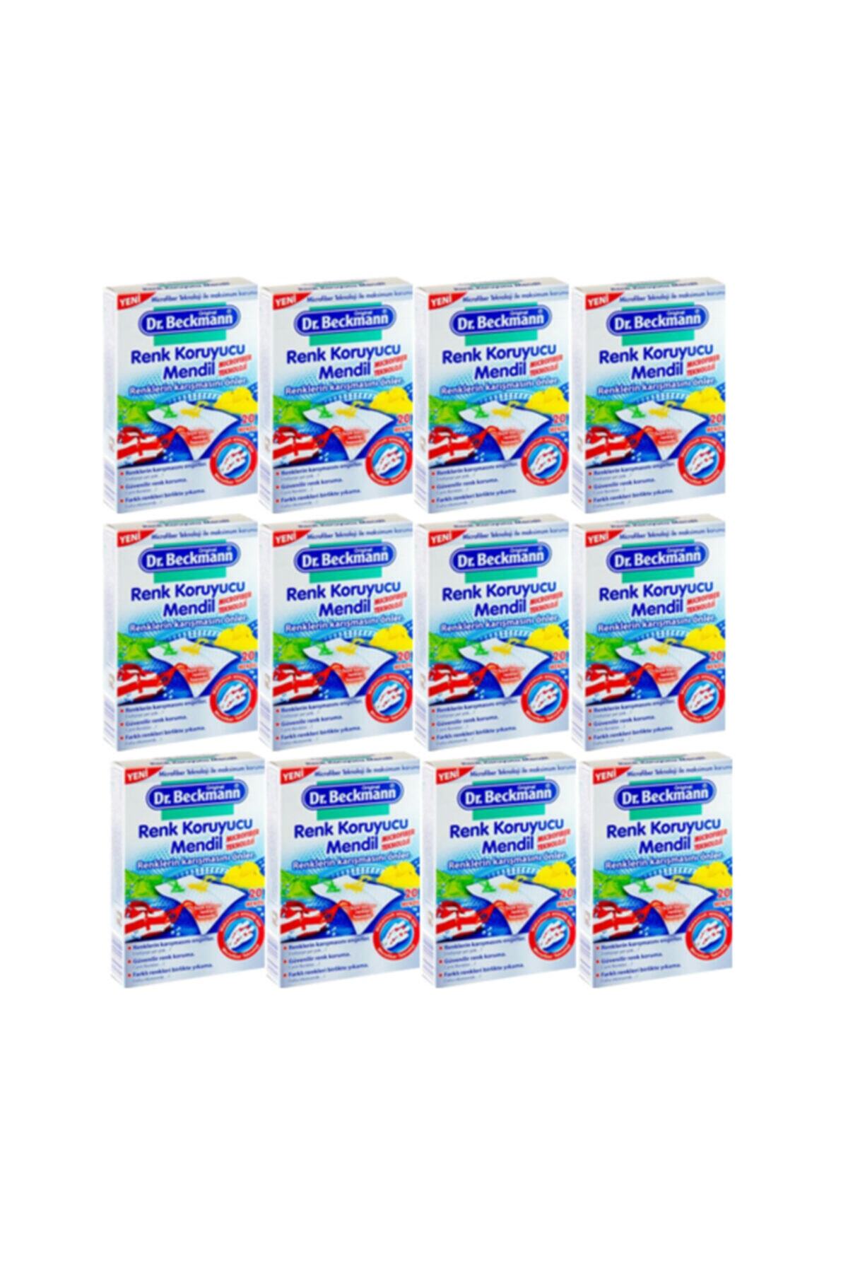 Dr Beckmann Dr Beckman Renk Koruyucu Mendil 20 Li X 12 Paket Trendyol