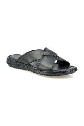 Polaris Erkek Ortapedik Comfort Siyah Terlik Trendyol