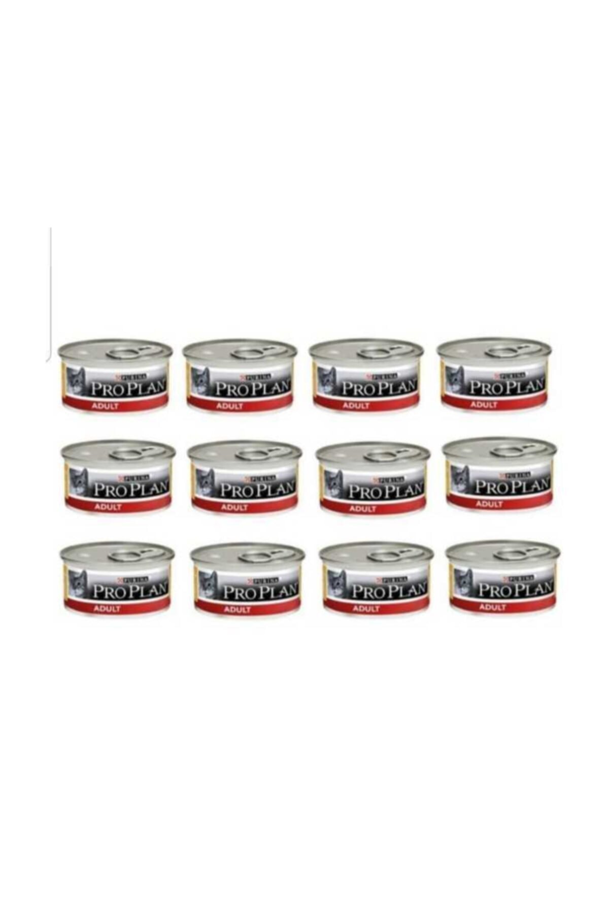 Proplan Adult Tavuklu Konserve Yetişkin Kedi Maması 85 Gr 12 Adet