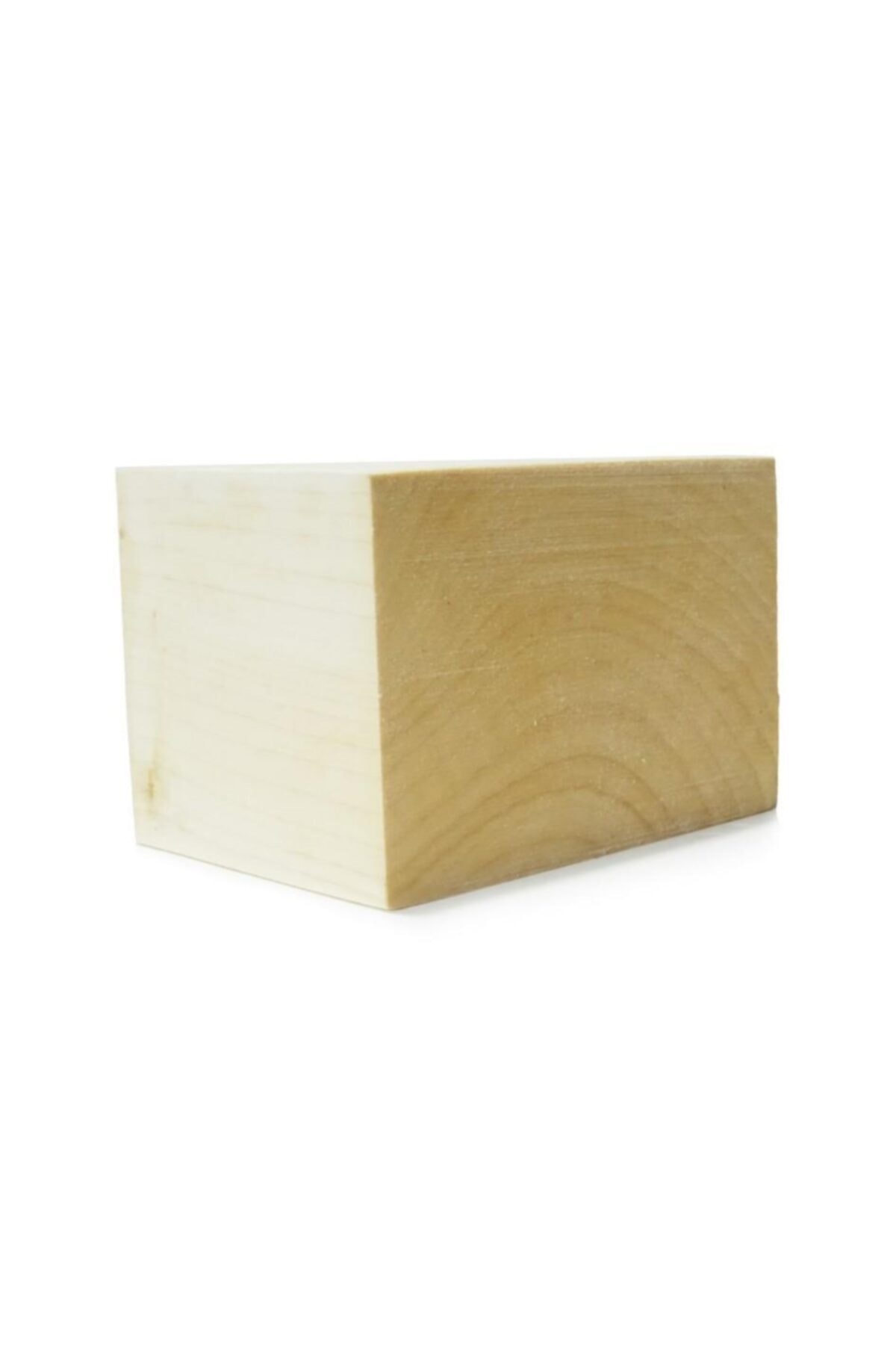 Rox Wood Ham Kuksalık Ağaç 10x10x15 Cm Akçaağaç