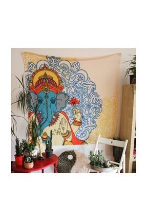 Ganesha Duvar Örtüsü Tapestry 150x150 WT211