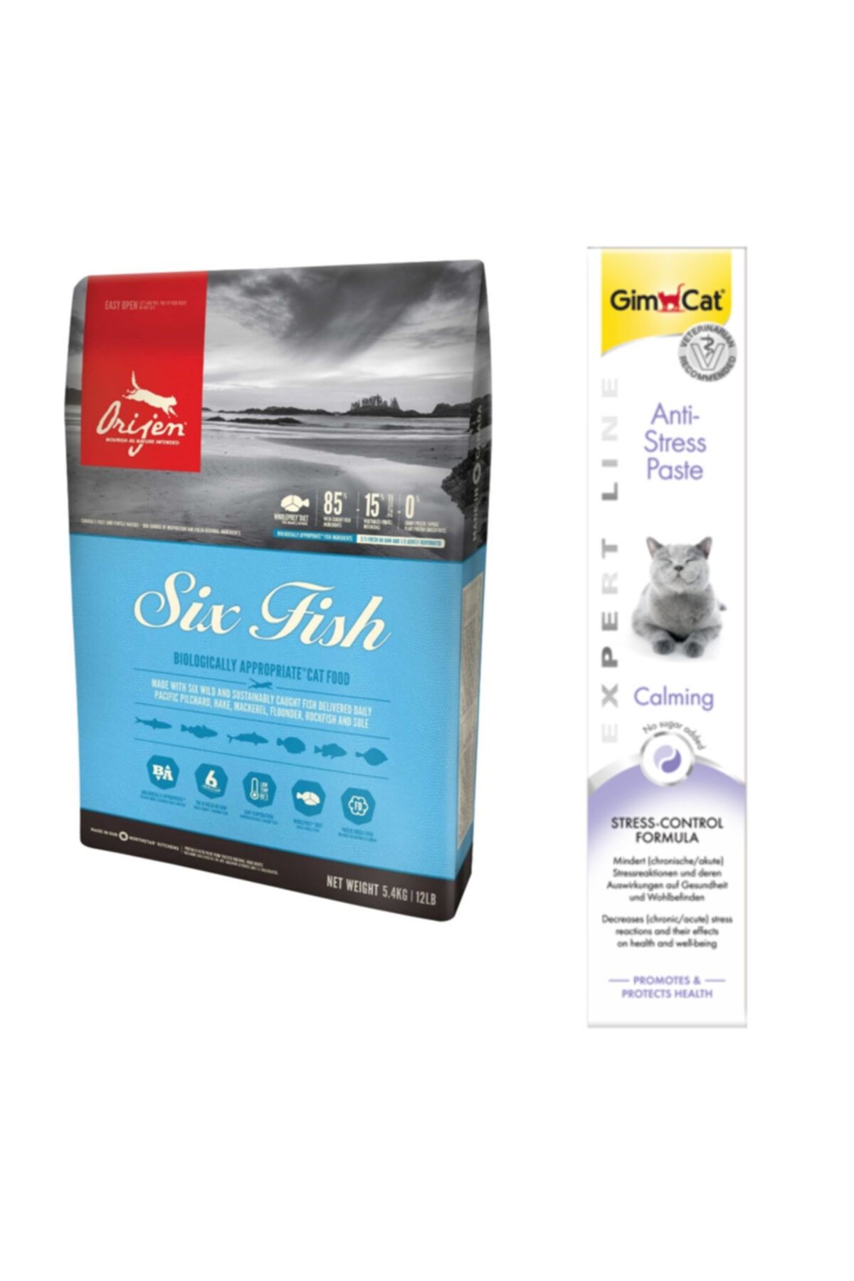 Orijen Six Fish Yetiskin Ve Yavru Kedi Mamasi 1 8 Kg Gimcat Anti Stress Paste Kedi Macunu 50gr Fiyatlari Ozellikleri Ve Yorumlari En Ucuzu Akakce