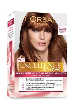 L Oreal Paris L Oreal Excellence Intense Sac Boyasi 6 32 Karamel Kahve Trendyol