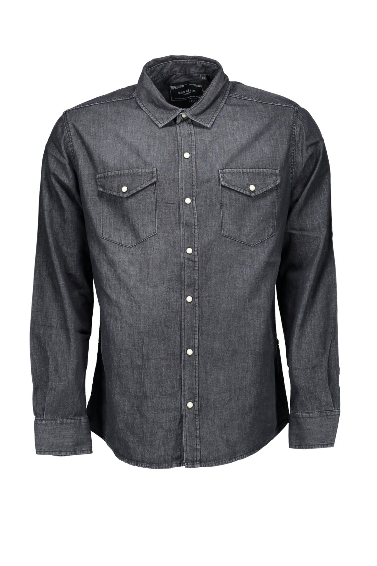 Collezione Antrasit Erkek Denim Gomlek Trendyol