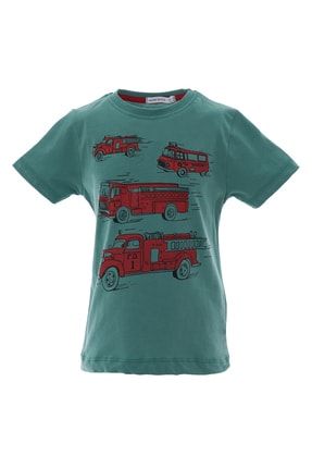 araba baskili t shirt 1 4 yas ekru