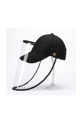 Only Siperlikli Sapka Yuz Koruyucu Silinebilir Ayarlanabilir Unisex Citcitli Siyah Trendyol