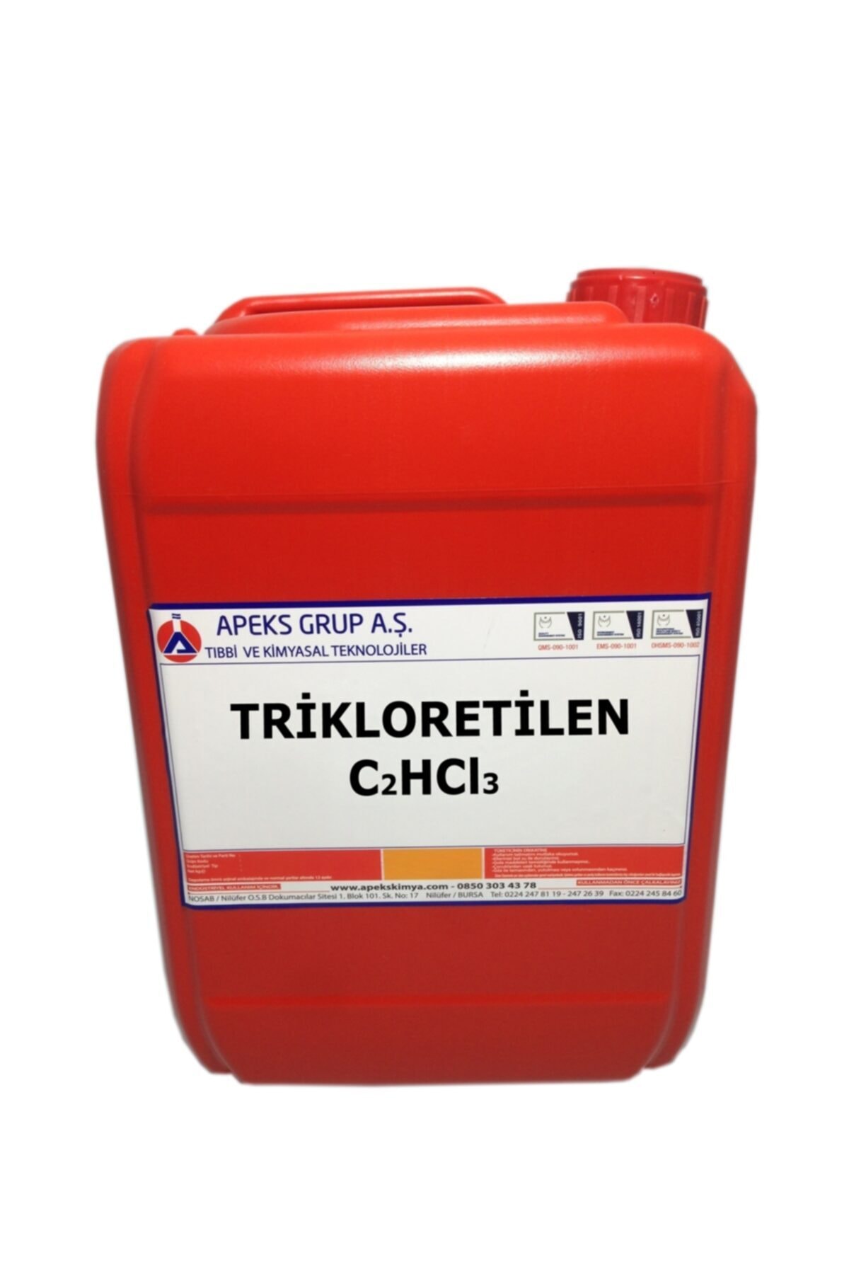 APEKS Trikloretilen - C2hcl3 - 10 kg