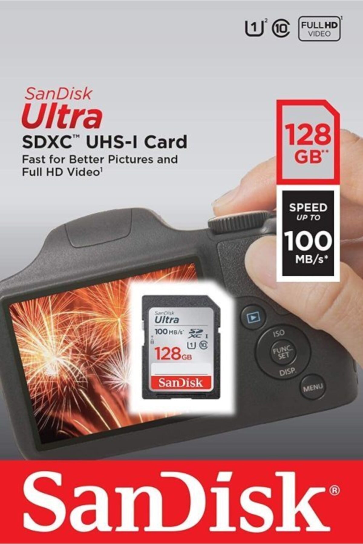 Ultra Sdhc 128gb 100mb/s Class 10 Uhs-ı Sdsdunr-128g-gn6ın Hafıza Kartı 2