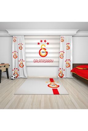 Perdecizade Galatasaray Baskili Zebra Perde Trendyol