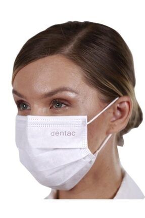 Medikal Maske Dentac-TMask-Beyaz-50li Kutu