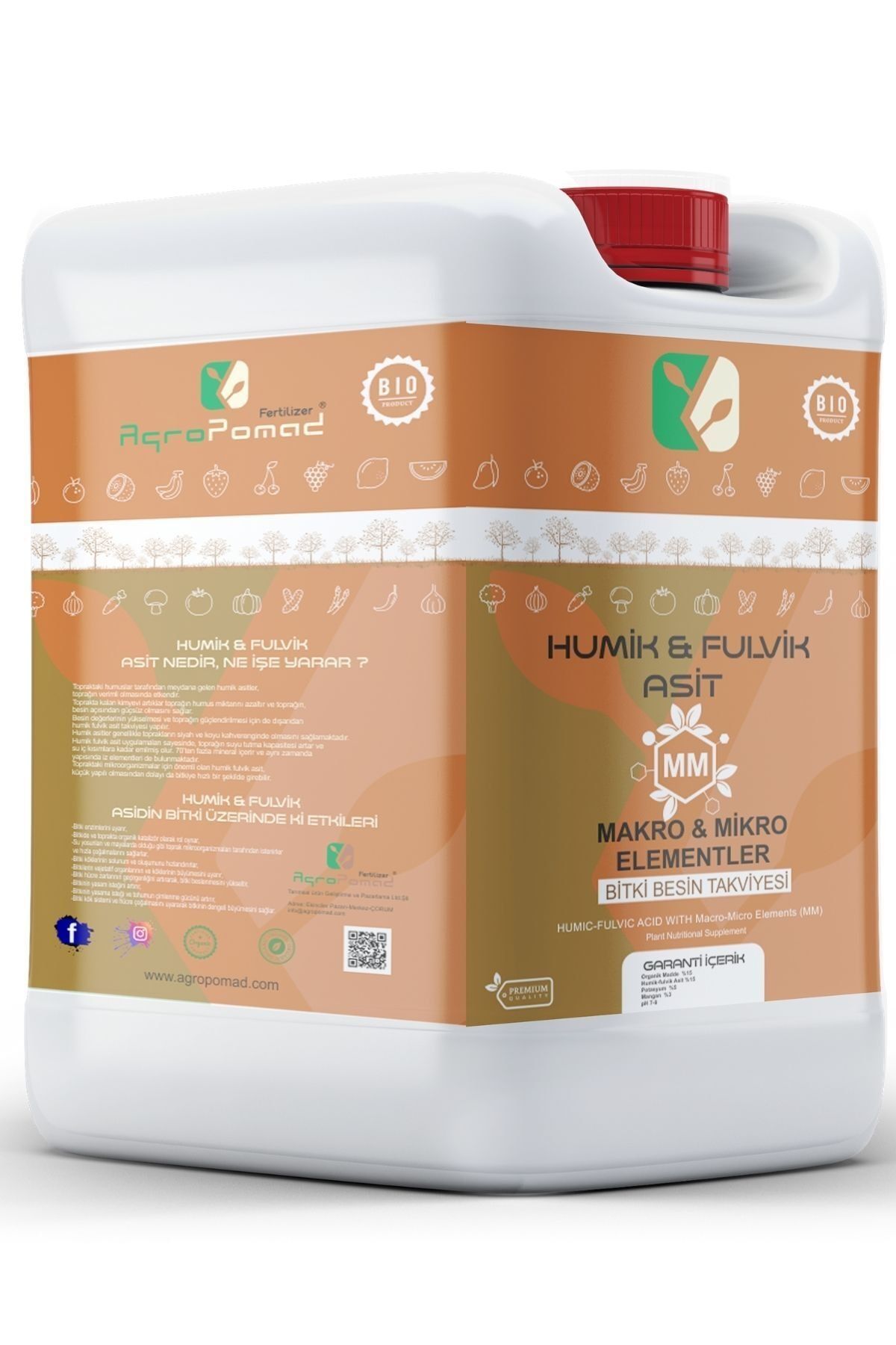 Agroderm Humik Fulvik Asit Super Kalite Pomad Bitki Besleme Trendyol