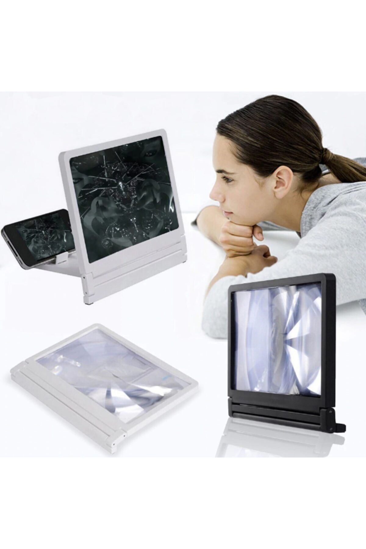 universal telefon tablet ekran buyutucu