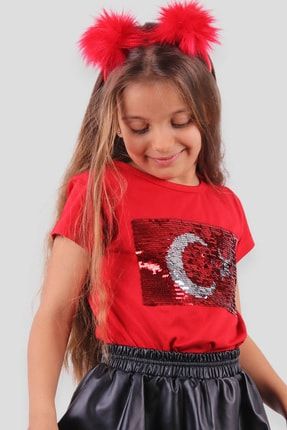 Breeze Kirmizi Cocuk Turk Bayrakli T Shirt Trendyol