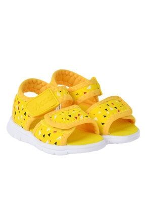 Unisex Çocuk Sarı Spor Günlük Sandalet A20YSANVIC000004