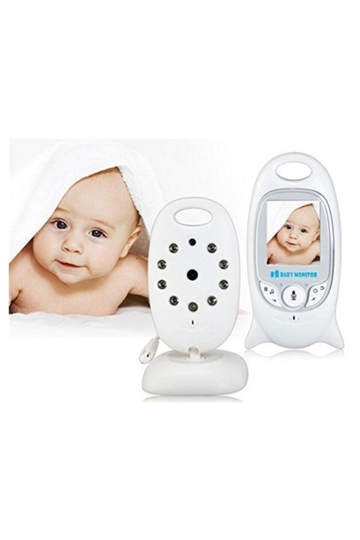 Angel Eye Bebek Kamerası Gece Görüşlü Monitör Wifili Kamera Net Görüntü Ve Cızırtısız Angeleye Ks-601 Ensağlm fotoğrafı 2 (önizleme)